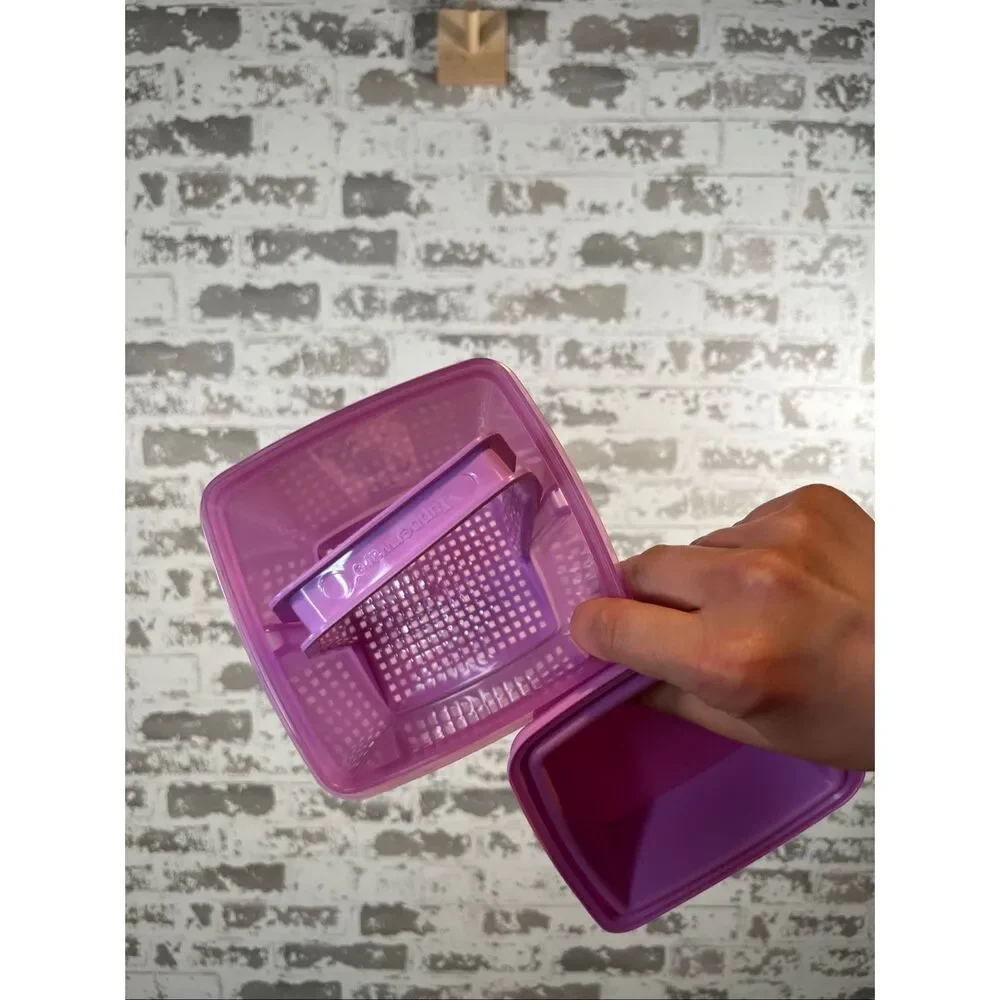 Tupperware | purple pickle container large